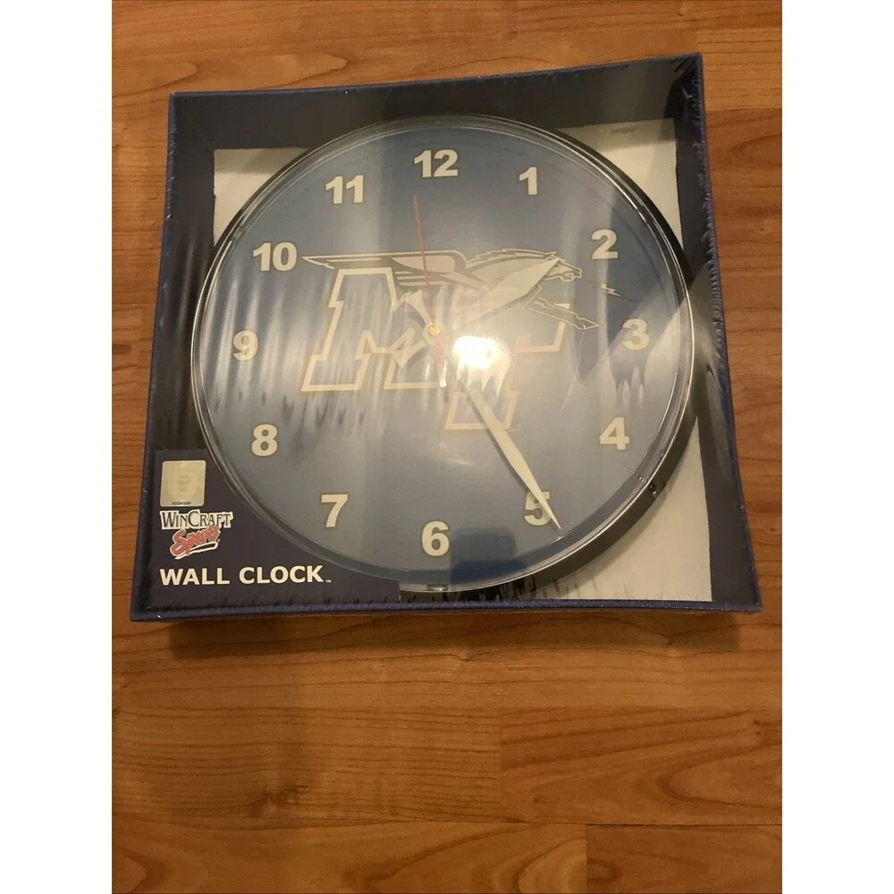 Middle Tennessee State University Lightning Round Wall Clock Wincraft